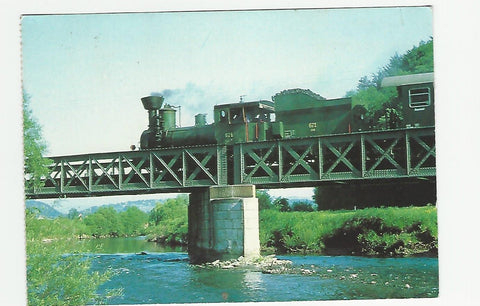 AK Köflacher Bahn auf der Kainach-Brücke bei Krottendorf. Landesausstellung 1988 Glas + Kohle Bärnbach.