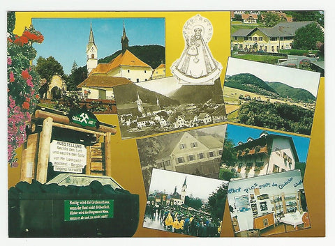 AK Maria Lankowitz. Gasthaus Hubertushof. A. und M. Plos.