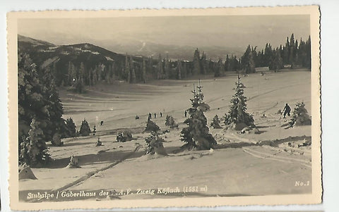 AK Stubalpe. Gaberlhaus des A.V. Zweig Köflach.