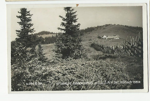 AK Stubalpe. Gaberlhaus des D. u. Ö. A.V. Skt. Köflach.
