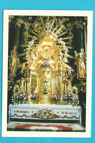 AK Maria Lankowitz. Hochaltar der Kirche.