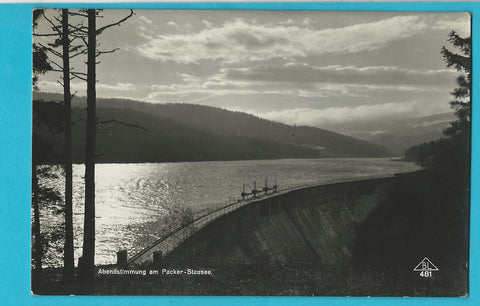 AK Abendstimmung am Packer-Stausee. (1937)