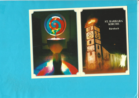 Billett St. Barbara Kirche Bärnbach.