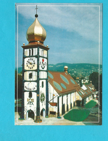 AK Bärnbach. St. Barbara Kirche.