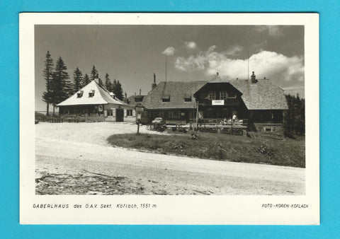 AK Gaberlhaus des Ö. A. V. Sekt. Köflach.