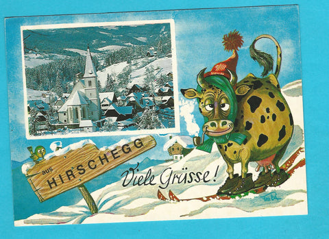 AK Viele Grüsse aus Hirschegg. (1986)