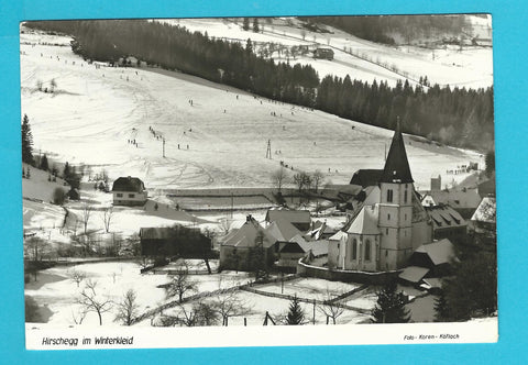 AK Hirschegg im Winterkleid.