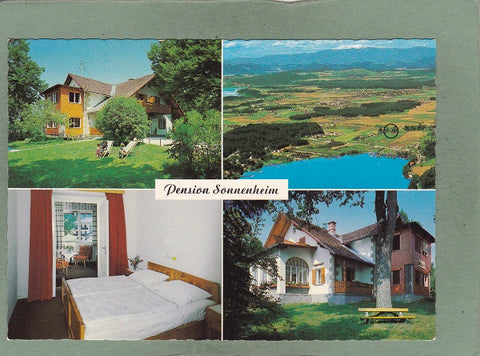 AK Unterburg 19, am Klopeiner See. Pension Sonnenheim Inh. B. u. T. Slugoutz.