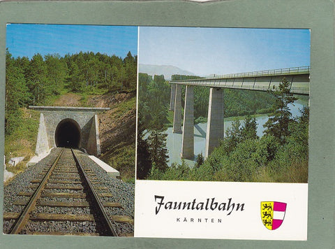 AK Jauntalbahn. Jauntalbrücke. Langenbergtunnel.