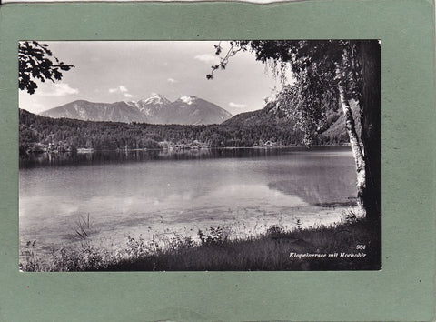 AK Klopeinersee mit Hochobir.