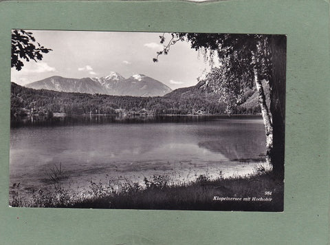 AK Klopeinersee mit Hochobir.