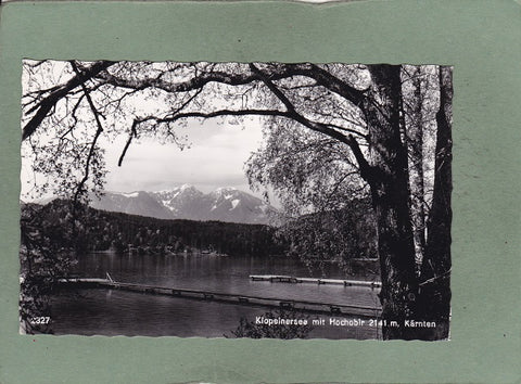 AK Klopeinersee mit Hochobir.