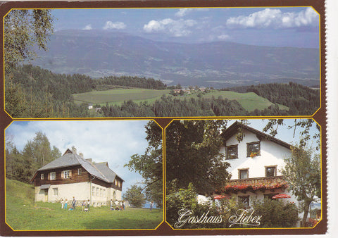 AK Pustritz. Gasthaus Sieber. Fam. Trippolt. Lamm 51.