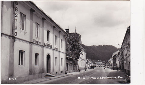 AK Markt Griffen an der Packstrasse.