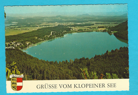 AK Grüsse vom Klopeinersee.