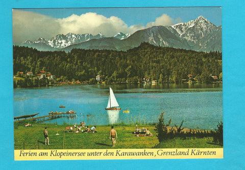 AK Ferien am Klopeinersee unter den Karawanken.
