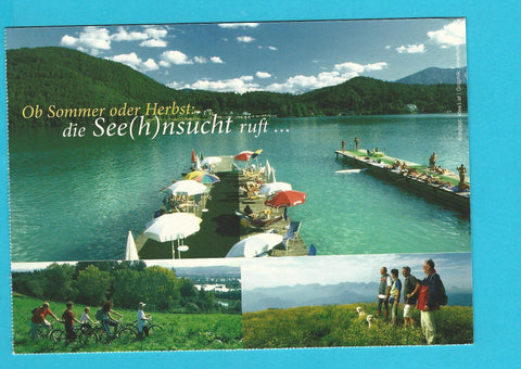 AK Klopein am See. Terrassenhotel Reichmann. Familie Werner Reichmann Am See VII/2.