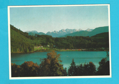 AK Klopeinersee mit Blick auf Campingplatz.