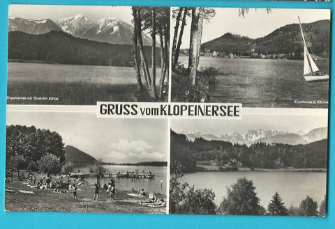 AK Gruss vom Klopeinersee.