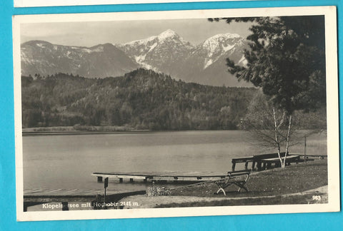 AK Klopeinersee mit Hochobir. (1938)