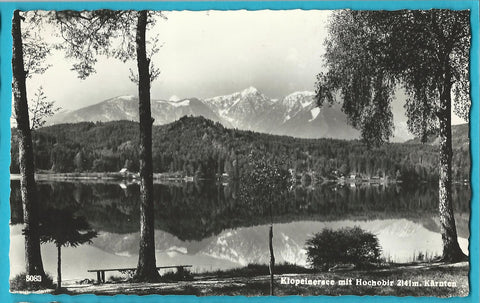 AK Klopeinersee mit Hochobir.