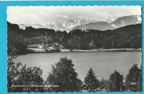 AK Klopeinersee mit Steiner Alpen.