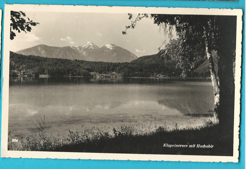 AK Klopeinersee mit Hochobir.