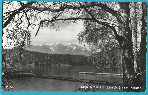 AK Klopeinersee mit Hochobir.
