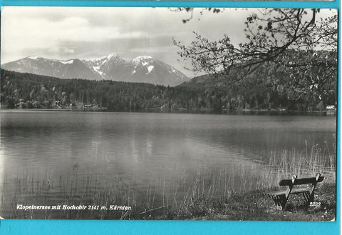AK Klopeinersee mit Hochobir.
