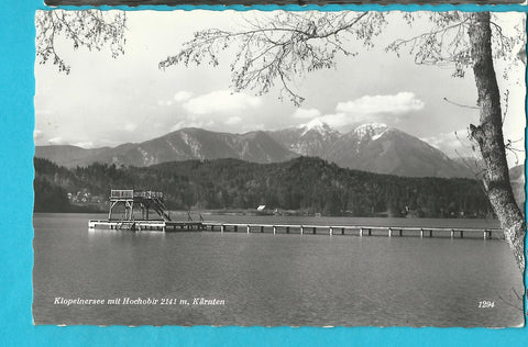 AK Klopeinersee mit Hochobir.