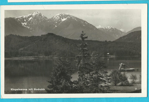 AK Klopeinersee mit Hochobir.