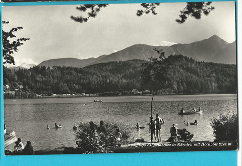 AK Klopeinersee mit Hochobir.