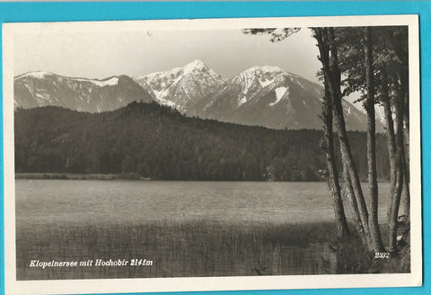 AK Klopeinersee mit Hochobir.