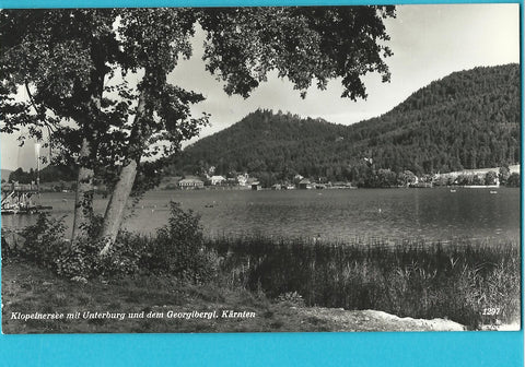 AK Klopeinersee mit Unterburg und dem Georgibergl.