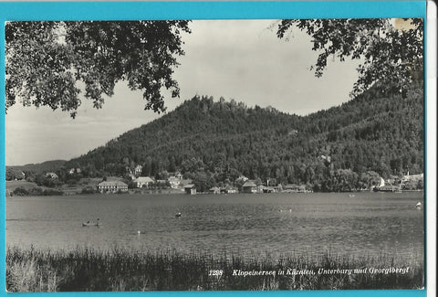 AK Klopeinersee. Unterburg und Georgibergl.