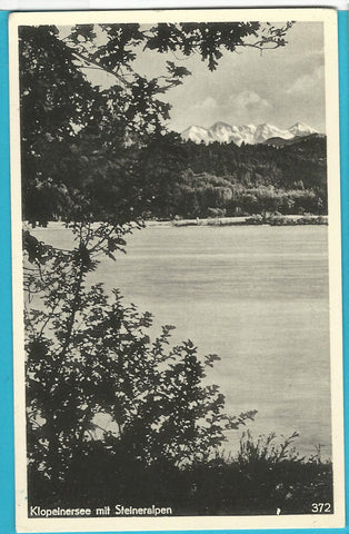 AK Klopeinersee mit Steineralpen.