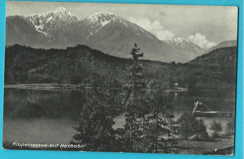 AK Klopeinersee mit Hochobir.