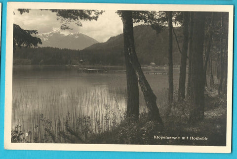 AK Klopeinersee mit Hochobir.