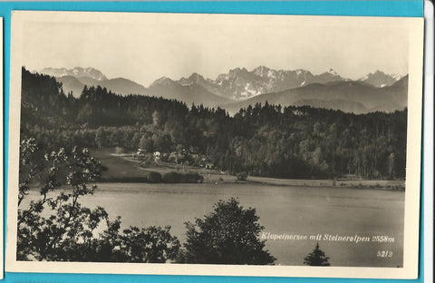 AK Klopeinersee mit Steineralpen.