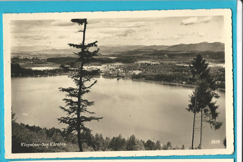 AK Klopeinersee mit Steineralpen.