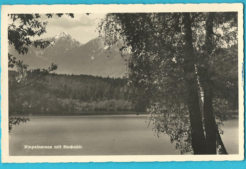 AK Klopeinersee mit Hochobir.