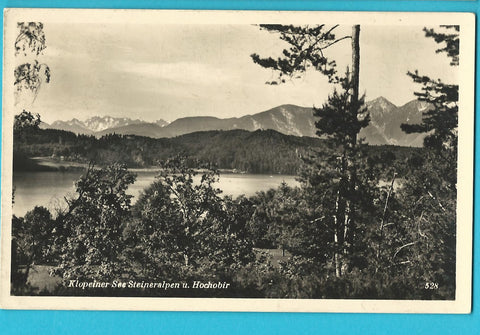 AK Klopeinersee Steineralpen u. Hochobir.