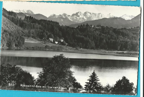 AK Klopeiner See mit Steiner Alpen.
