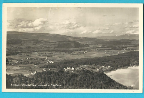 AK Klopeiner See. Ausblick v. Kitzlberg.