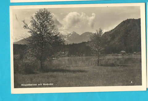 AK Klopeinersee mit Hochobir.