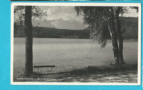 AK Klopeinersee mit Hochobir.