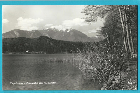 AK Klopeinersee mit Hochobir.