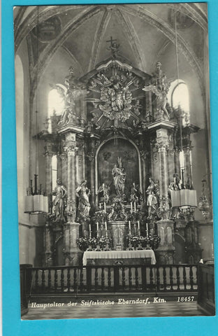AK Hauptaltar der Stiftskirche Eberndorf.