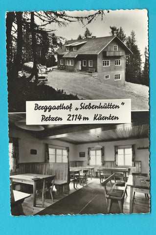 AK Berggasthof Siebenhütten Petzen.