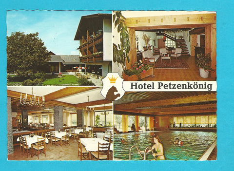 AK St. Michael bei Bleiburg. Hotel Restaurant Petzenkönig. Bes. Fam. Neubersch.
